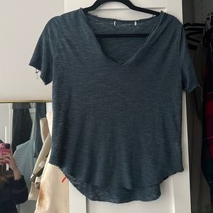 Project Social T teal vneck